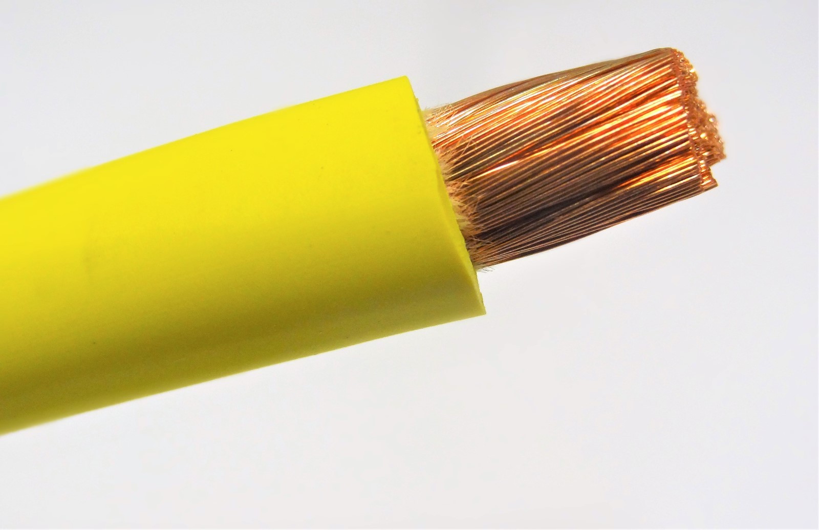 40′ FT 1/0 AWG WELDING/BATTERY CABLE YELLOW 600V MADE IN USA COPPER EPDM JACKET