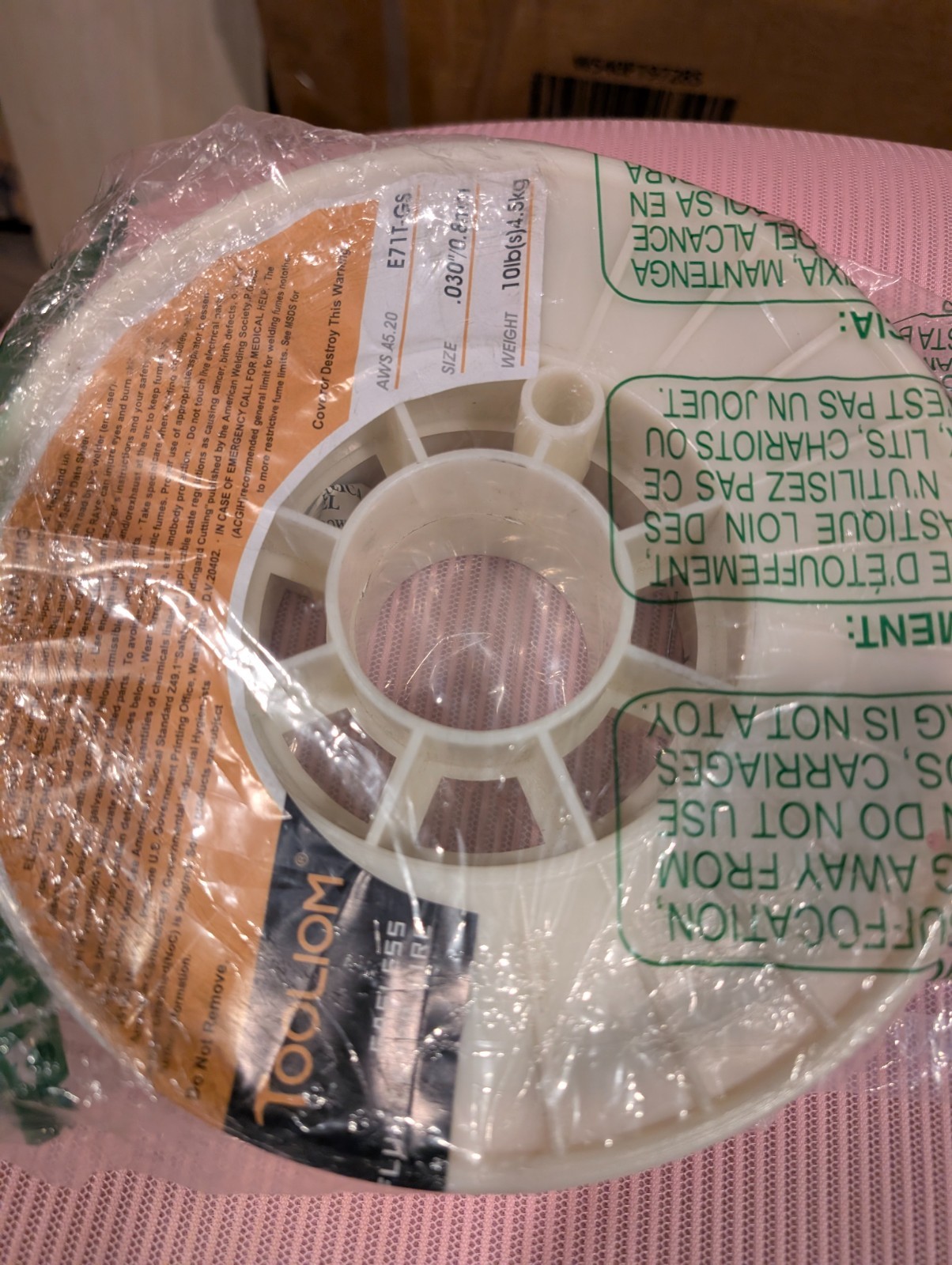 E71T-GS .030″ Diameter 10-Pound Spool Flux Core Self-shielded Mig Welding Wir…