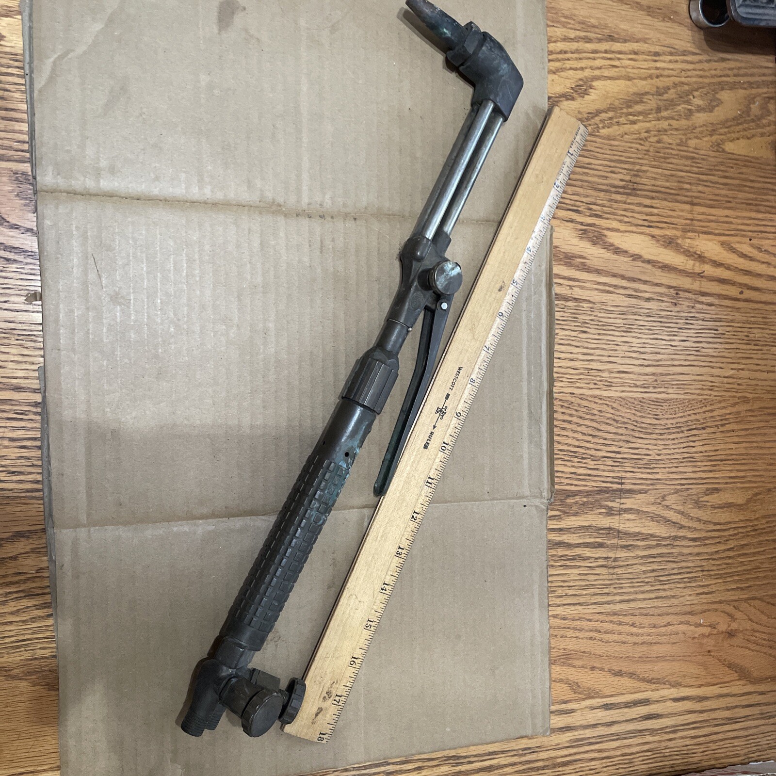 Vintage Airco 3890 Cutting / Welding Torch Vintage Brass 19” Long Made In USA !