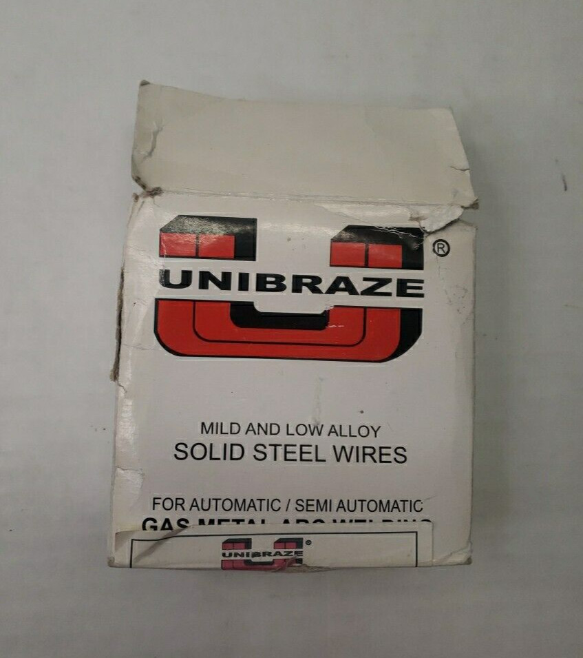 Unibraze Spooled Welding Wire 0.8mm Steel 2.2 LBS 1KG Spool Alloy Mild Low