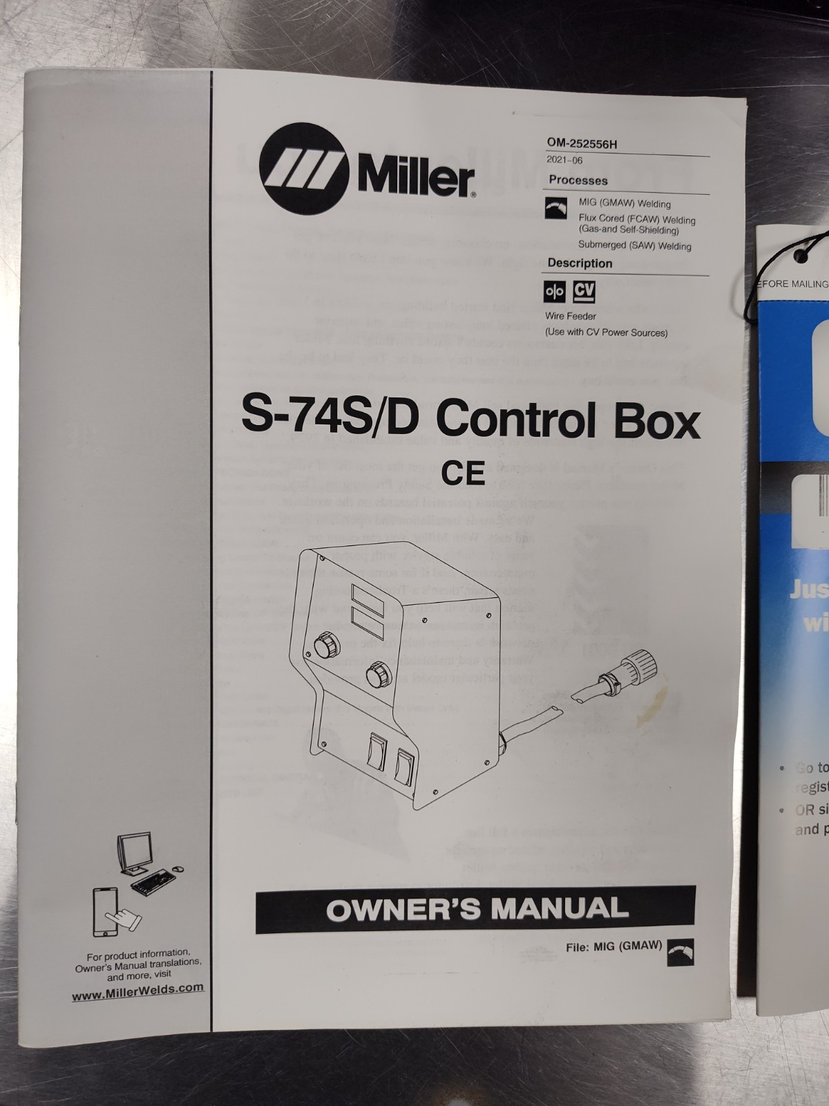 Miller 70 Series 24V Wire Feeder Control Box SKU 300882 – NEW Open Box