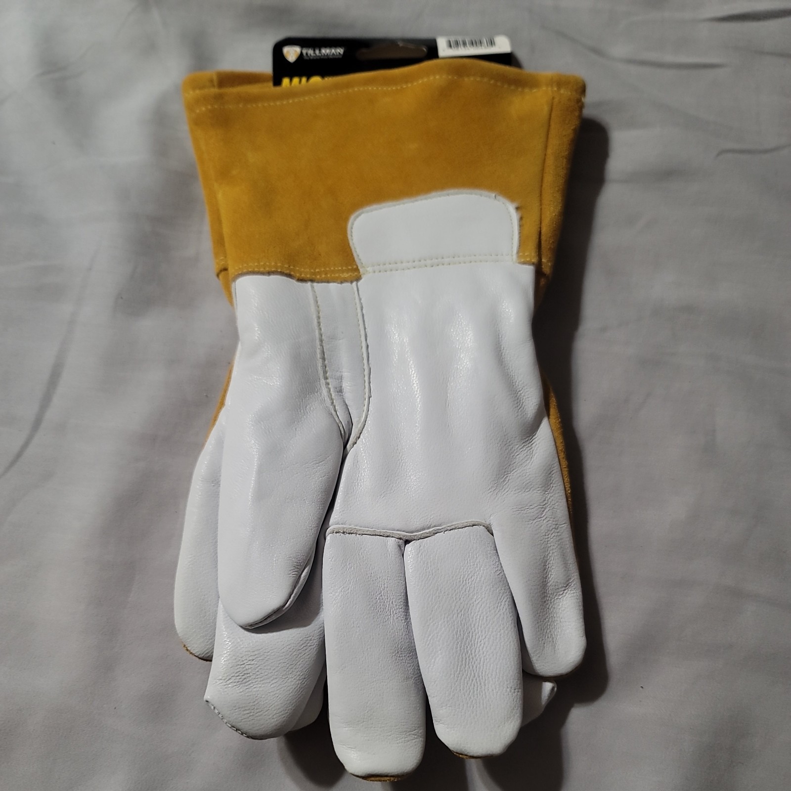Tillman 48L MIG Welding Gloves Top Grain Goatskin Cowhide Fleece Lined Large