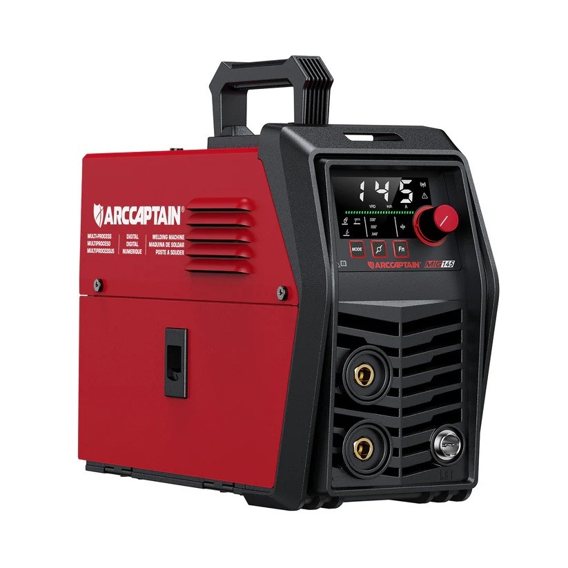 ARCCAPTAIN iControl MIG145 Pro 145A 3IN1 Synergy Welder Flux MIG/MMA/Lift 120V