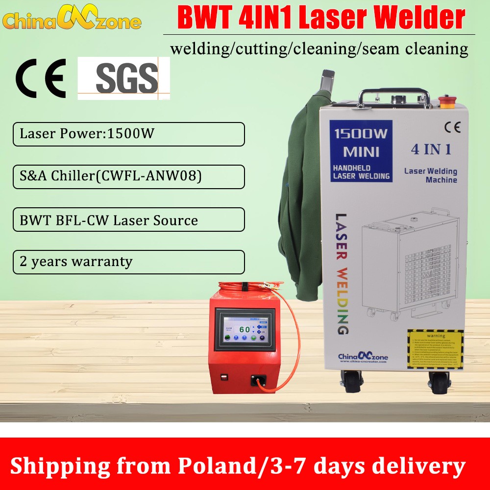 1500W BWT 4IN1 handheld laser welding machine fiber laser welder cutting machine de