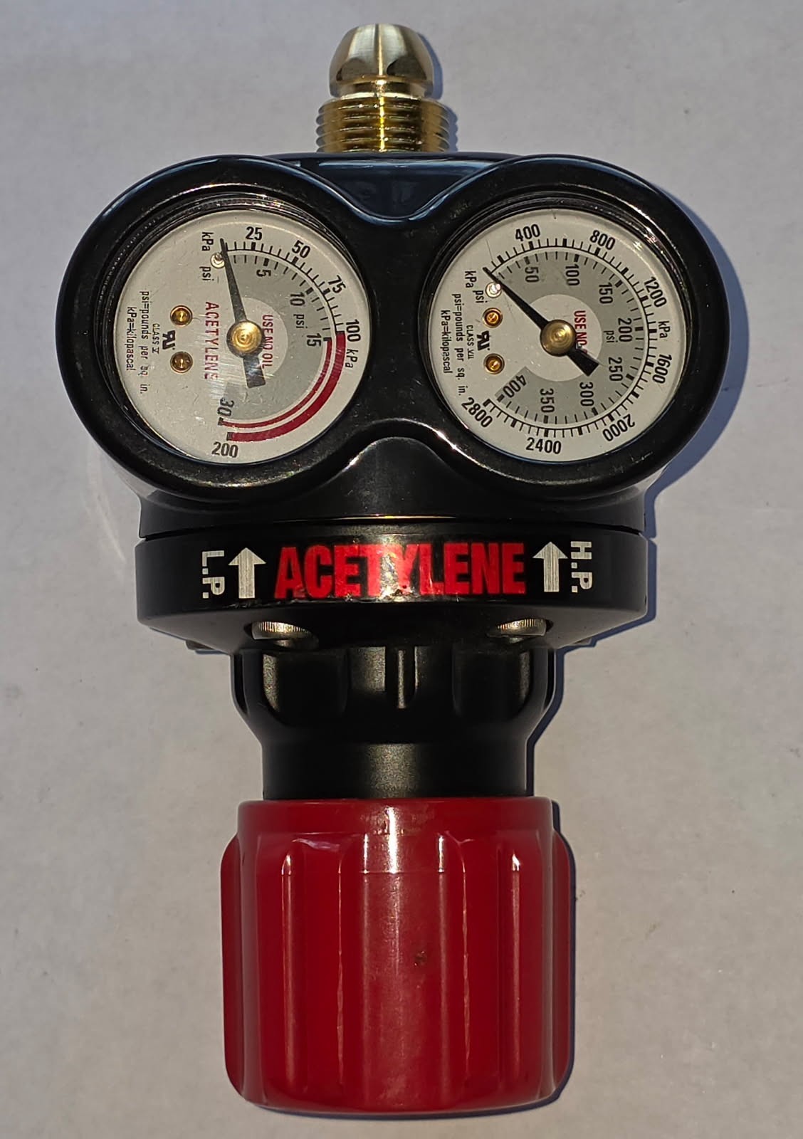 Victor 0781-5105 ESS3-15-510 Acetylene Regulator (Professionally rebuilt)