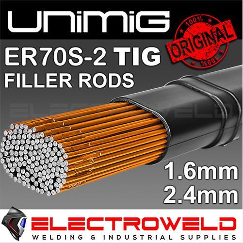 5kg x UNIMIG ER70S-2 1.6mm / 2.4mm Steel Tig GTAW Welding Filler Rods Sticks S2