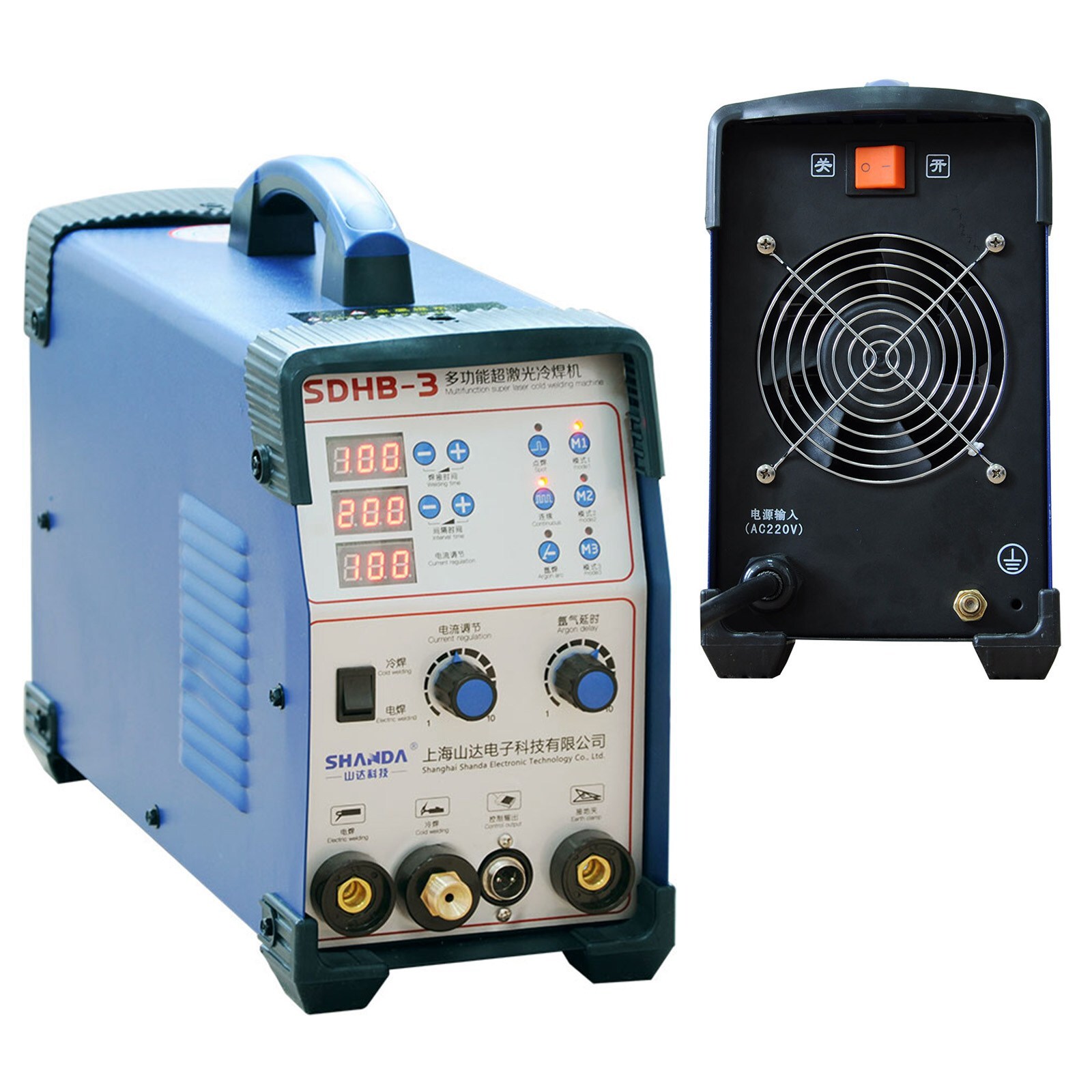 220V 4000W Portable Cold Welding Machine Metal Mould Repair