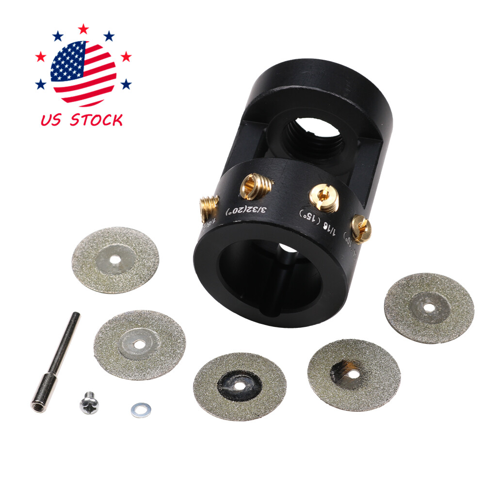 Tungsten Grinder For TIG Welding W/ Sharpener Multi-Angle And Offsets Head Tool