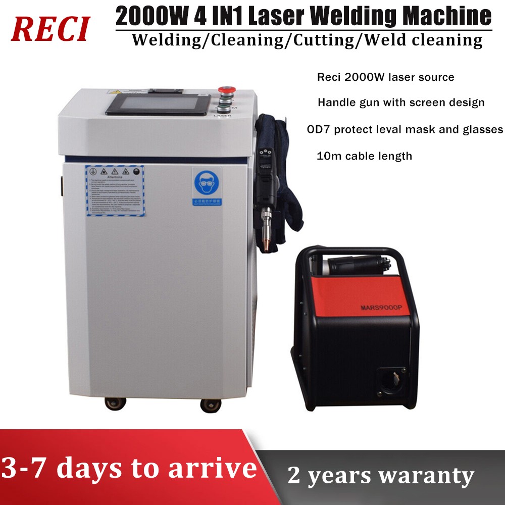 2000W 4 IN 1 Handheld Fiber Laser Welding Cleaning Cutting Machine Laser Welder