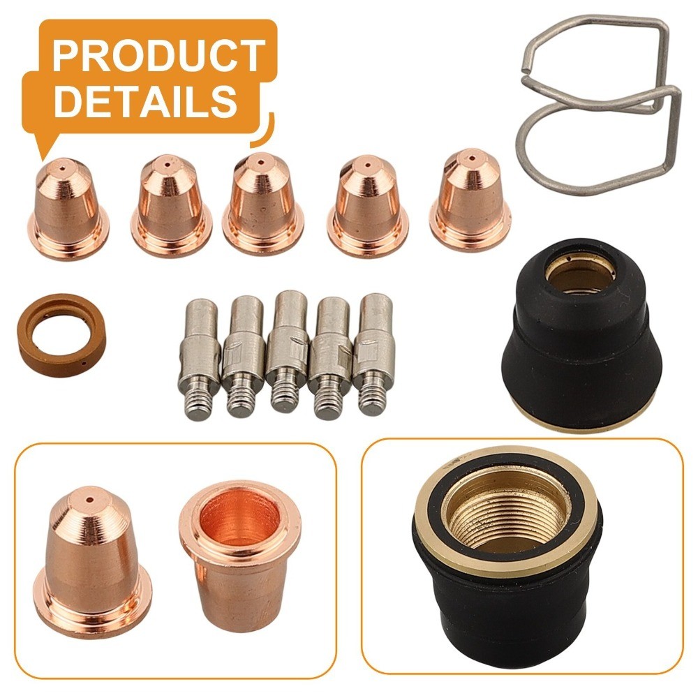 S25/S45 Set Workshop Electrode Plasma Cutter Torch PD0116-08 PR0110 Replacement