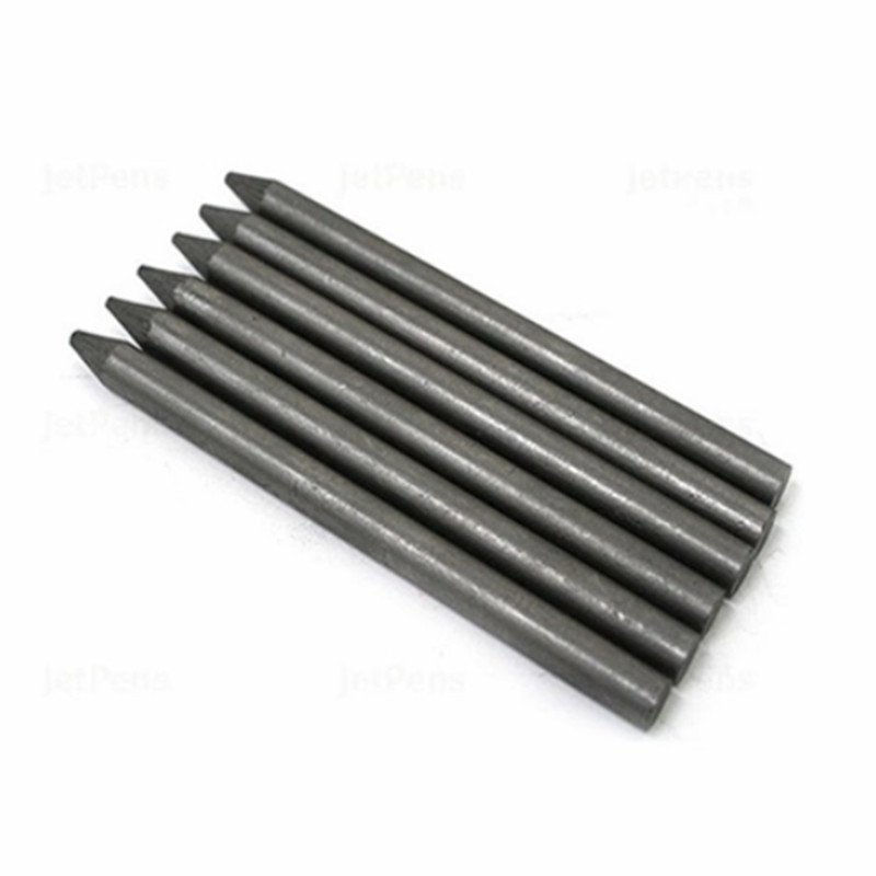 Cone Shaped Graphite Electrode Carbon Rod Solid Round Rod Diameter 3mm-50mm
