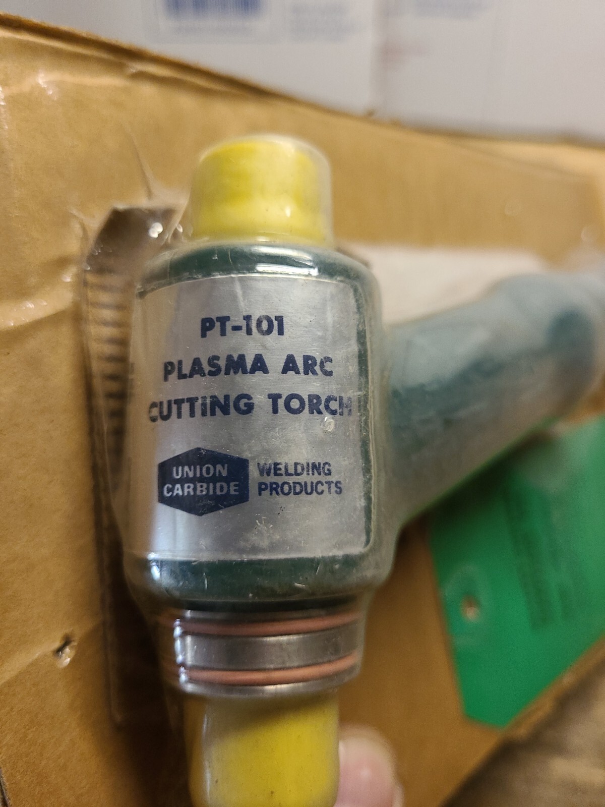 UNION CARBIDE..PT-101 PLASMA ARC CUTTING TORCH HEAD..NEW? REFURB?