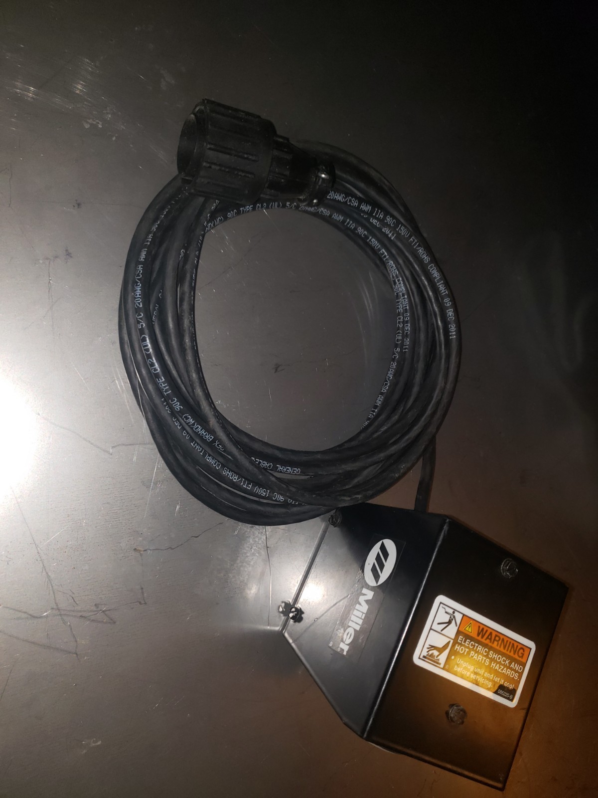 MILLER RHC-14 HAND REMOTE CONTROL AMPERAGE CONTROL New No Box. 25-foot Cable