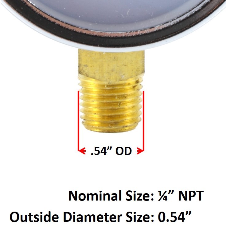 0-4000 psi and 0-15 LPM Gauges for Oxygen Regulator – 2.5 inches (PAIR)