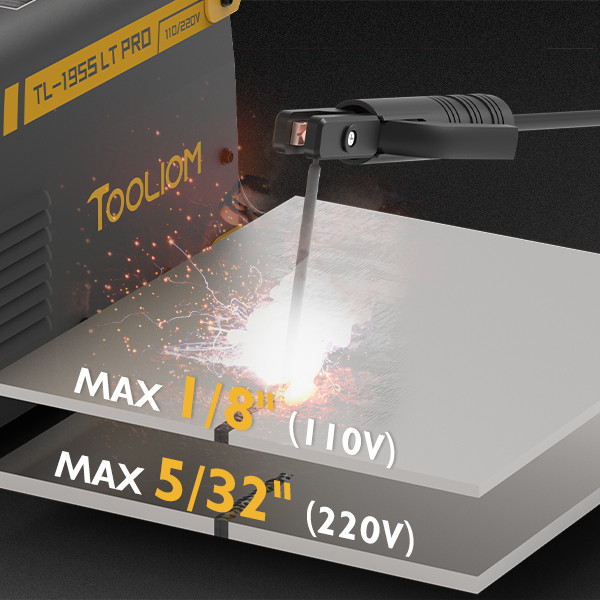 195A Stick/LiftWelder with Lift TIG Torch 110V/220V Dual Voltage Welding Machine