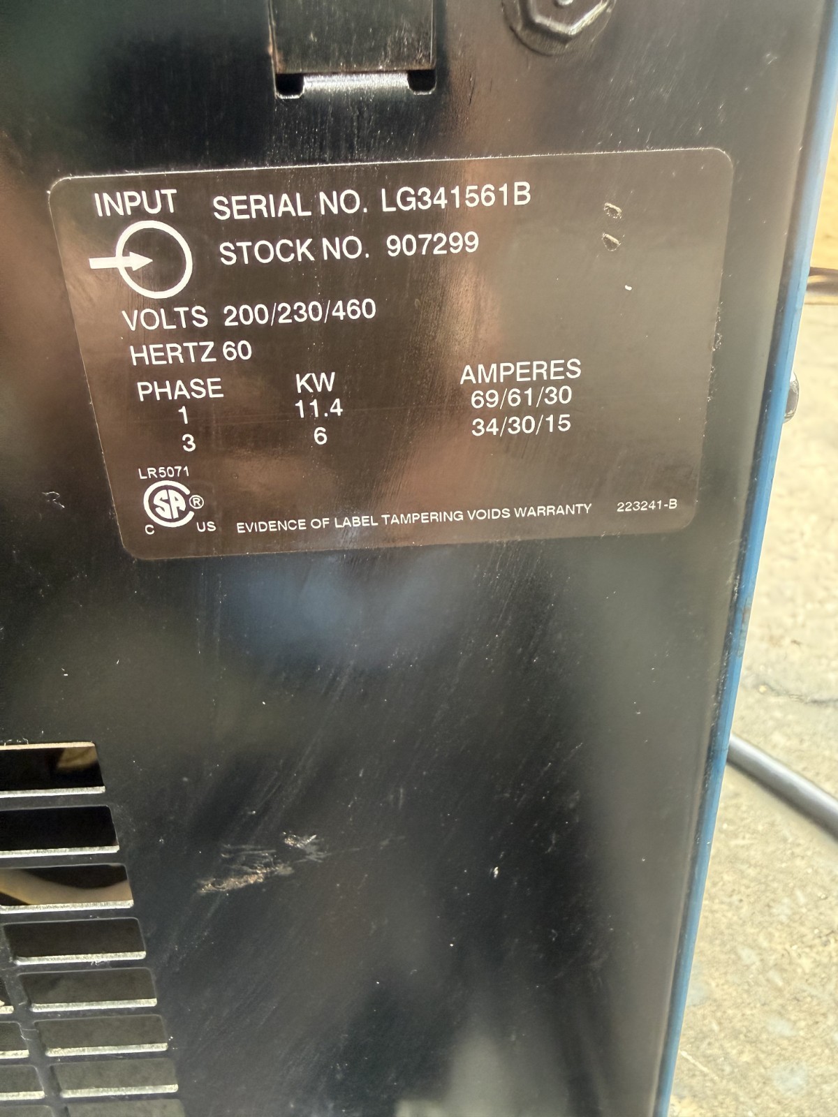 Miller Millermatic 350 MIG Welder Semi-Automatic Feed. Single or 3 Phase. Nice.