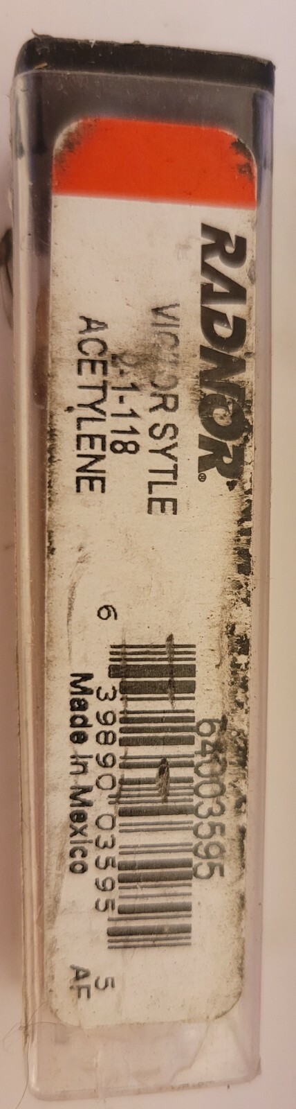 1 NEW Radnor Victor Style Acetylene Cutting Torch Tip 2-1-118 64003595