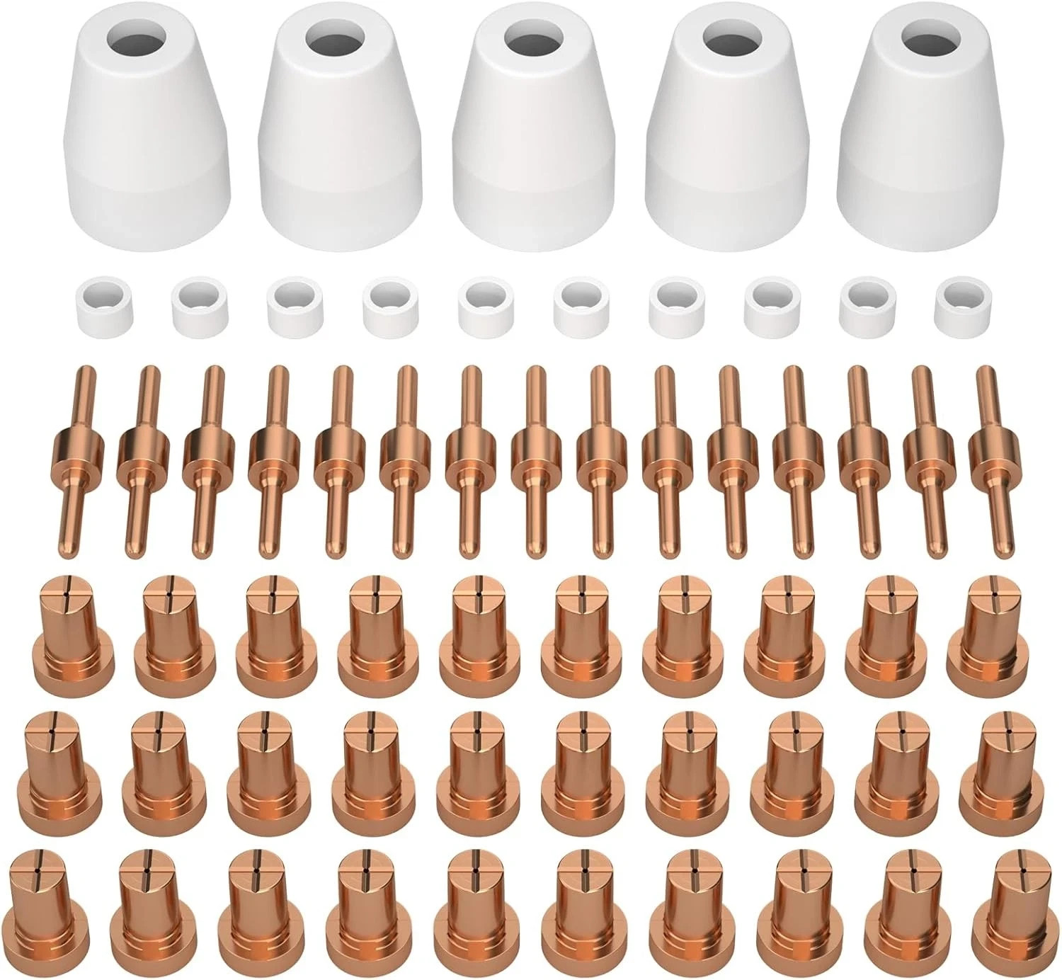 ARCCAPTAIN 60PCS PT31 Plasma Cutting Consumables Fit CUT-45 CUT-50 CT-312 with P