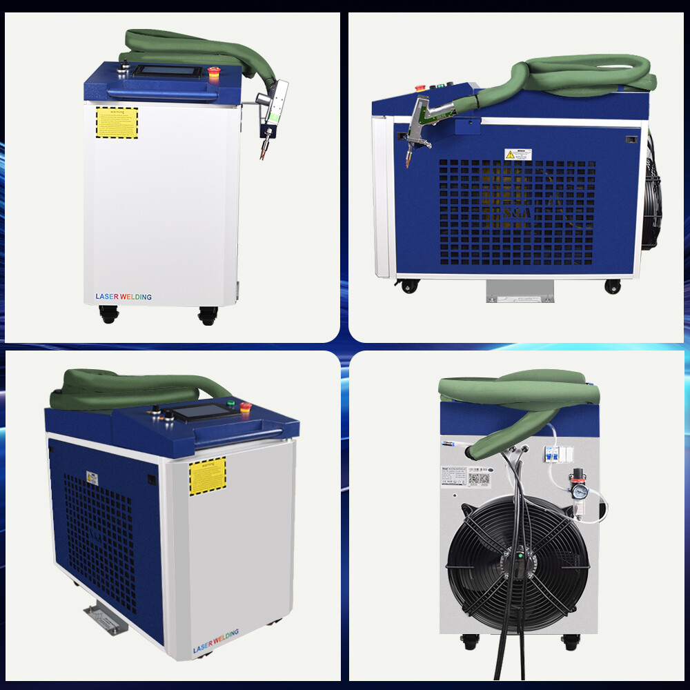 Raycus C025H Metal Laser Welder Double Pendulum System Cleaning Machine
