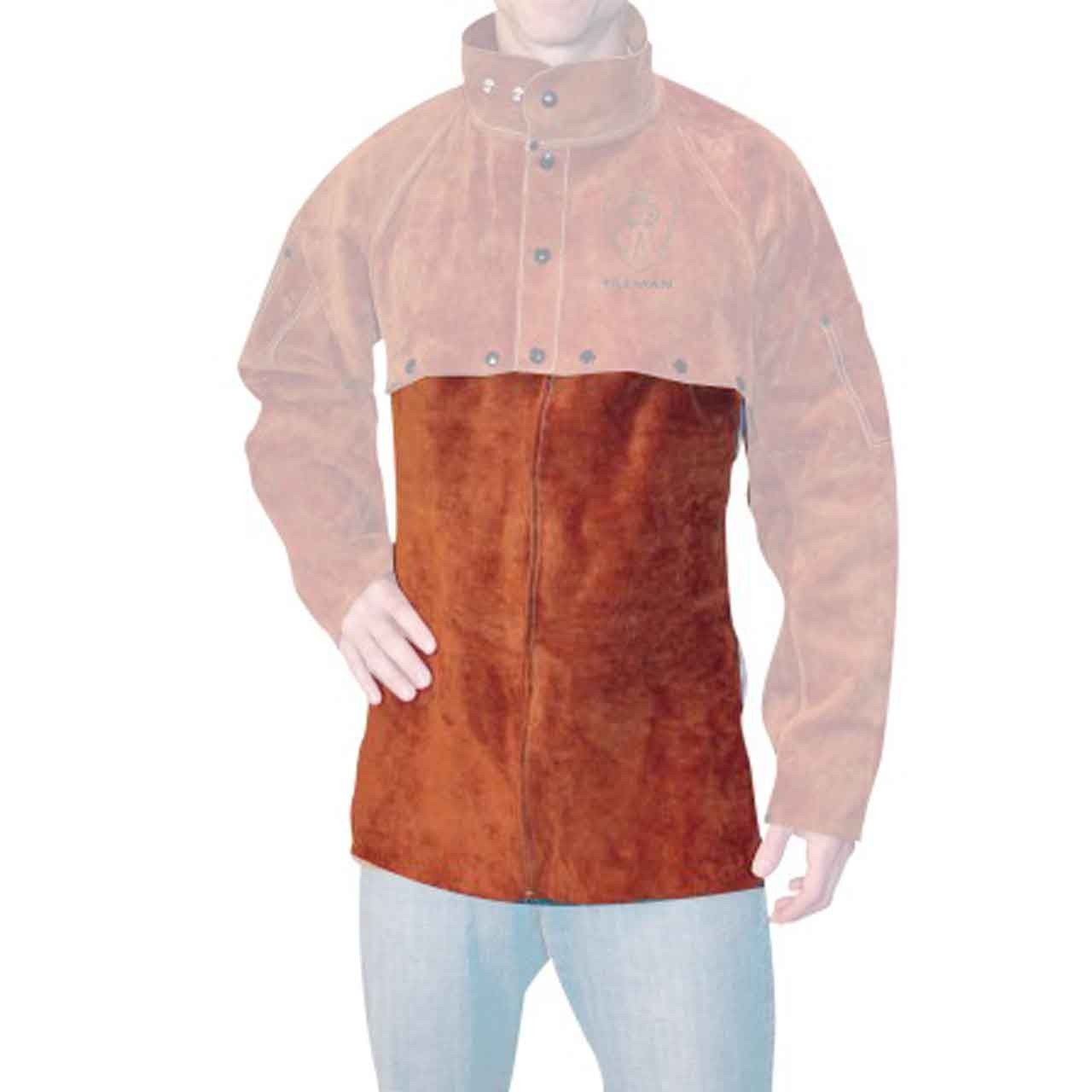 Tillman 3820 20″ Dark Brown Premium Side Split Cowhide Bib
