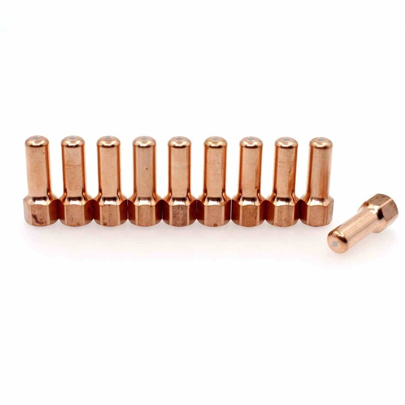10Pcs fit plasma PT-100 IPT100 PT100 Plasma cutting torch Plasma 52556 Electrode