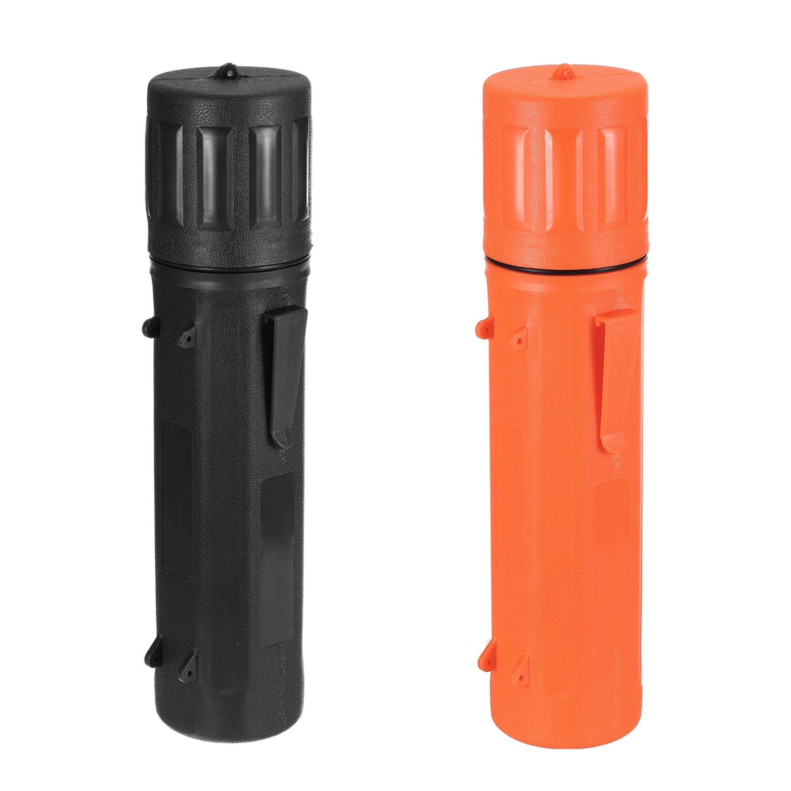 2 Pcs Welding Rod Storage Tube 14.5 Inch Electrode Container Black,Orange