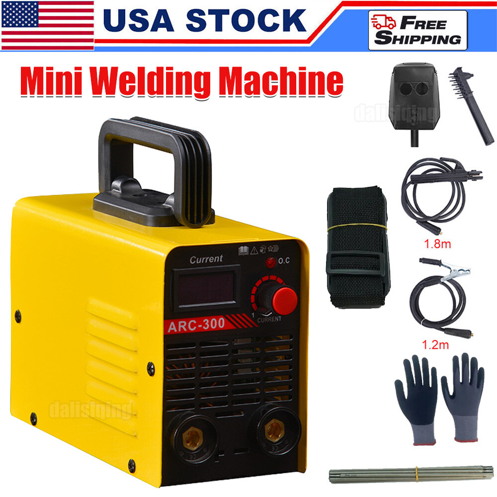 110V 300AMP Mini IGBT ARC Welding Machine Inverter DC MMA Electric Welder Stick