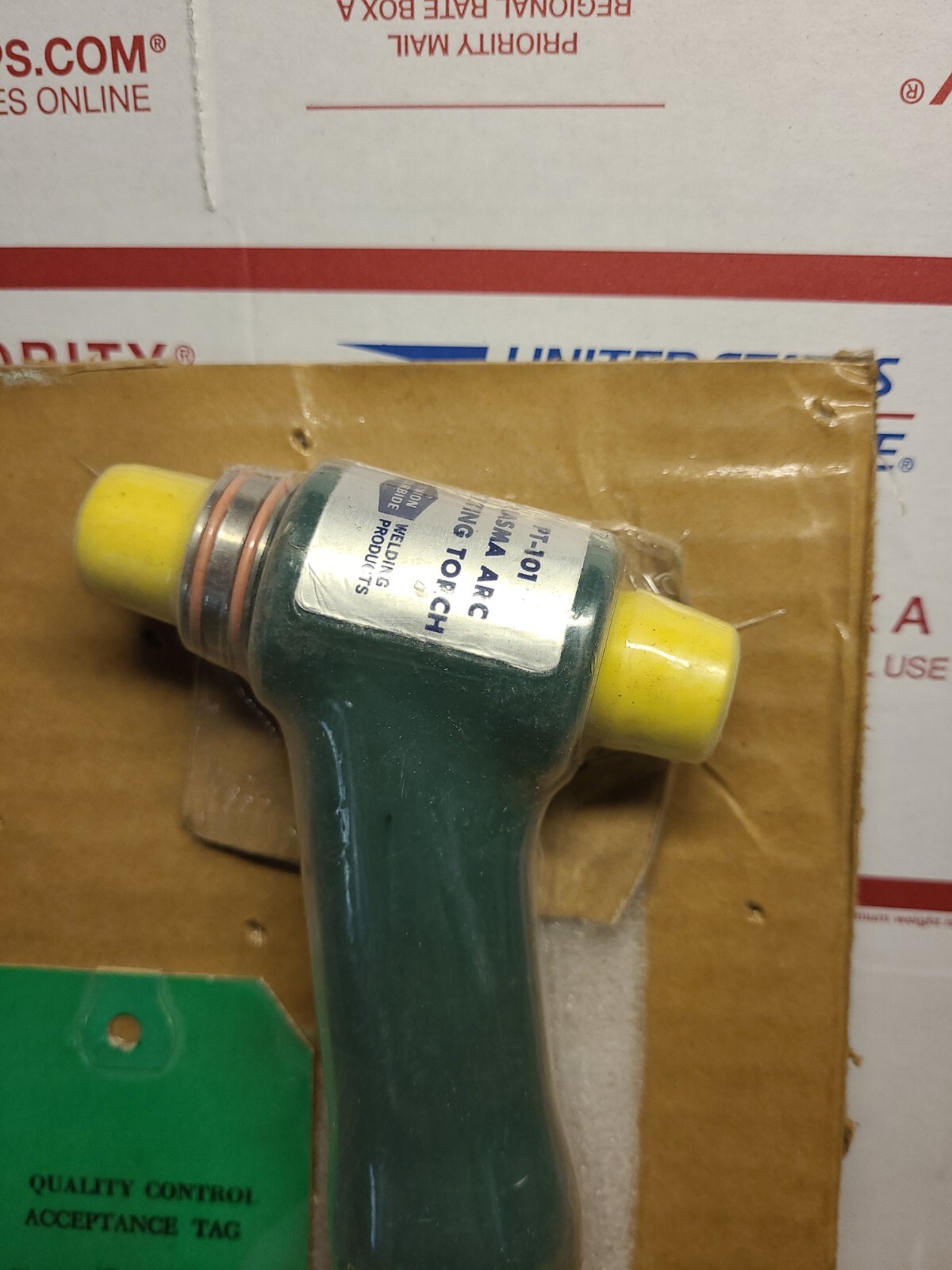 UNION CARBIDE..PT-101 PLASMA ARC CUTTING TORCH HEAD..NEW? REFURB?