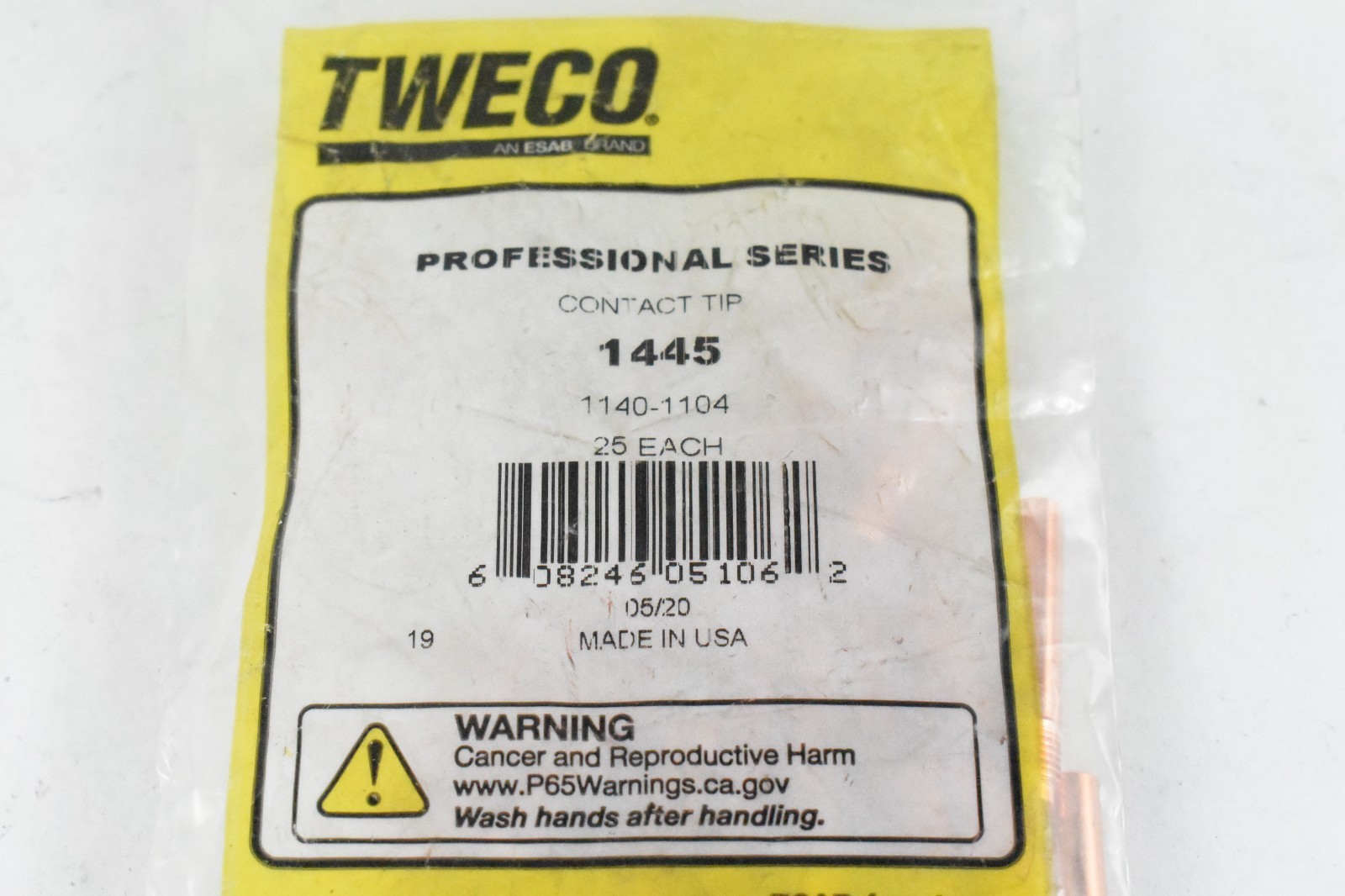 Tweco 1445 Contact Tip 25 Count Bag