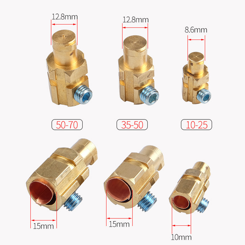 Male Female Copper Cable Connector Welder Quick Fitting Socket Plug Welding Tool