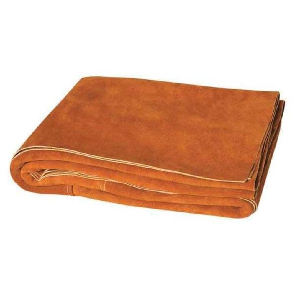 Welding Blanket, Leather, 3.0 oz/sq yd, 150 Degrees F Withstand 6′ x 6′, Rust