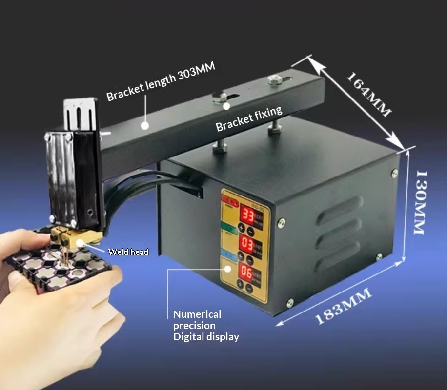 Compact Handheld 18650 Battery Pack Spot Welding Machine for Household Use