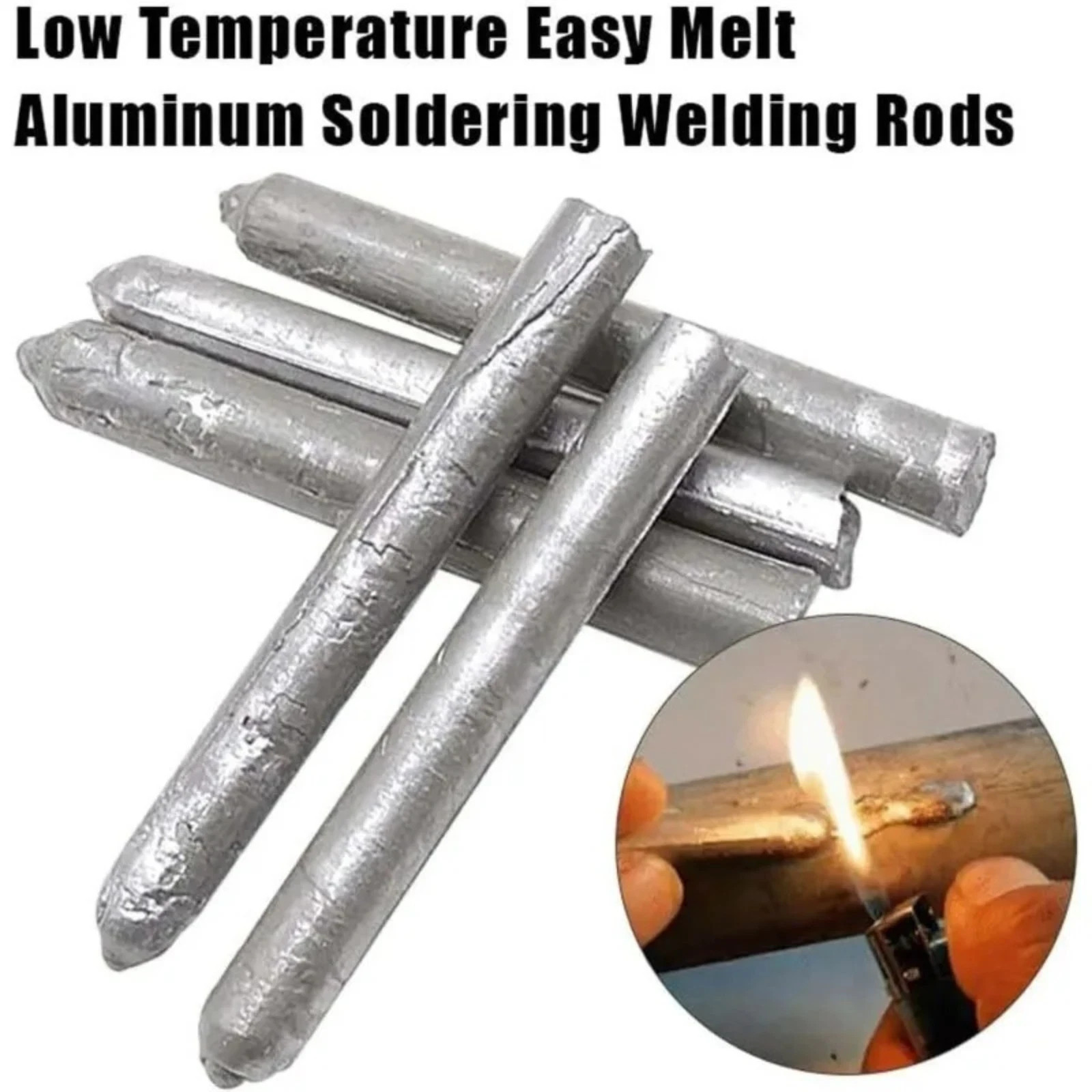 Tandefio 6 Pcs Low Temperature Universal Welding Rod Sticks Metal Easy Melt