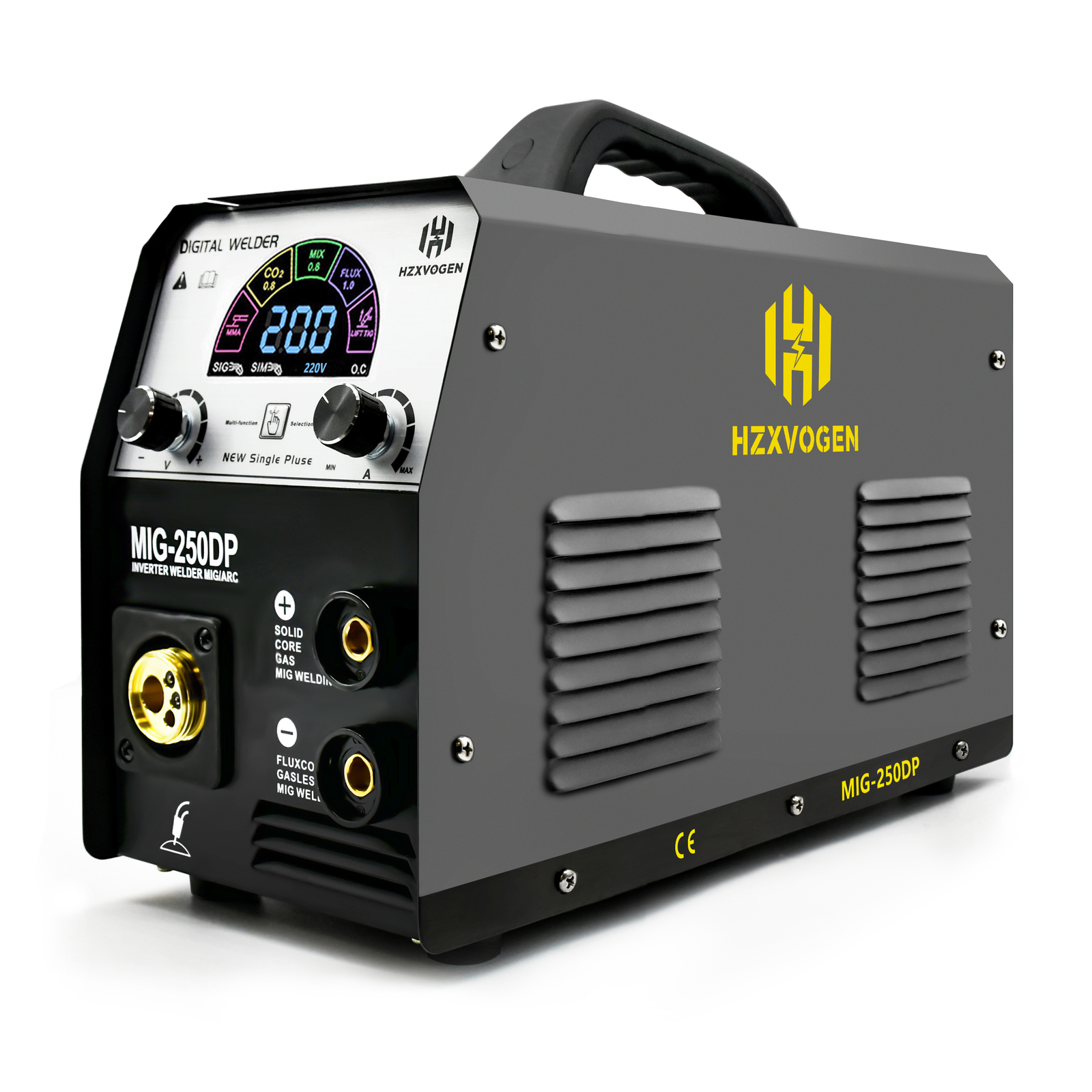 5IN1 Gas/Gasless MIG Welder 200Amp Pulse Aluminium MIG ARC TIG Welding Machine