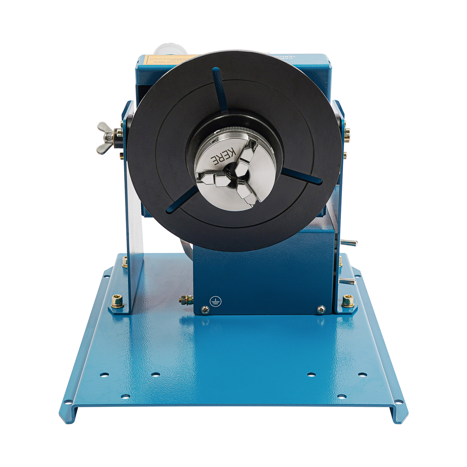 110V 10KG Rotary Welding Positioner , 0-90° Welding Positioning Turntable Table,