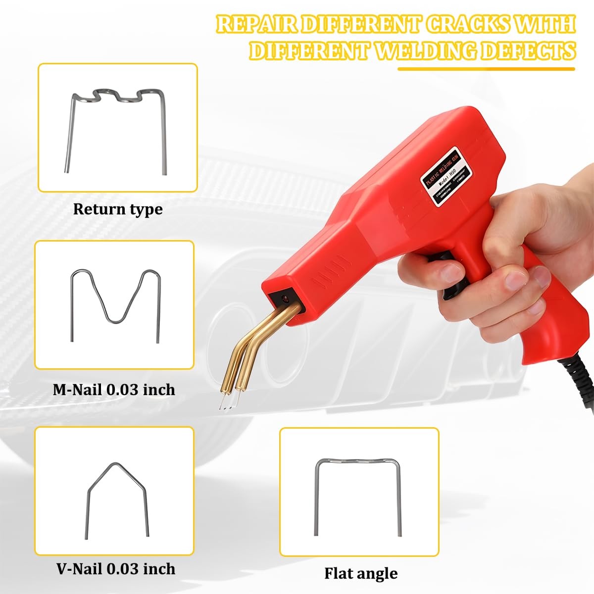 SWPHRT Car Plastic Welder, Vehicle Welding Kit with 200PCS Hot…