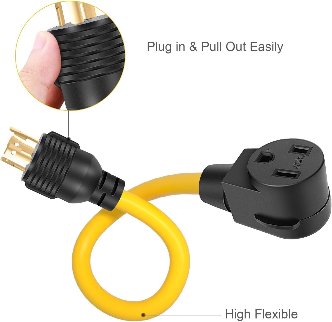 Superior Performance 1.5FT Welder Adapter, L14-30 to 6-50R – Rugged & Reliable