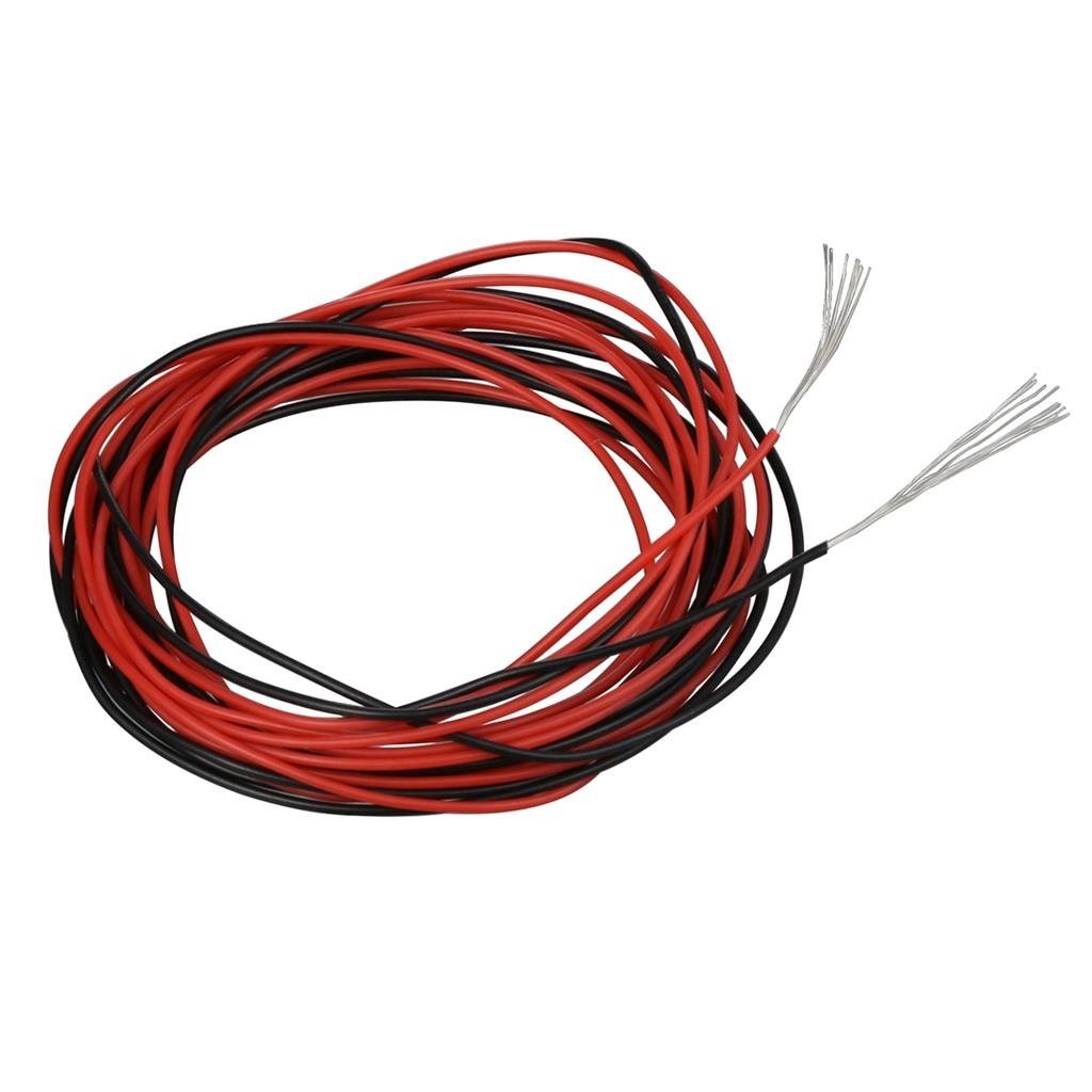 BNTECHGO 30 30 gauge silicone wire 10ft and 10ft, 30 red black