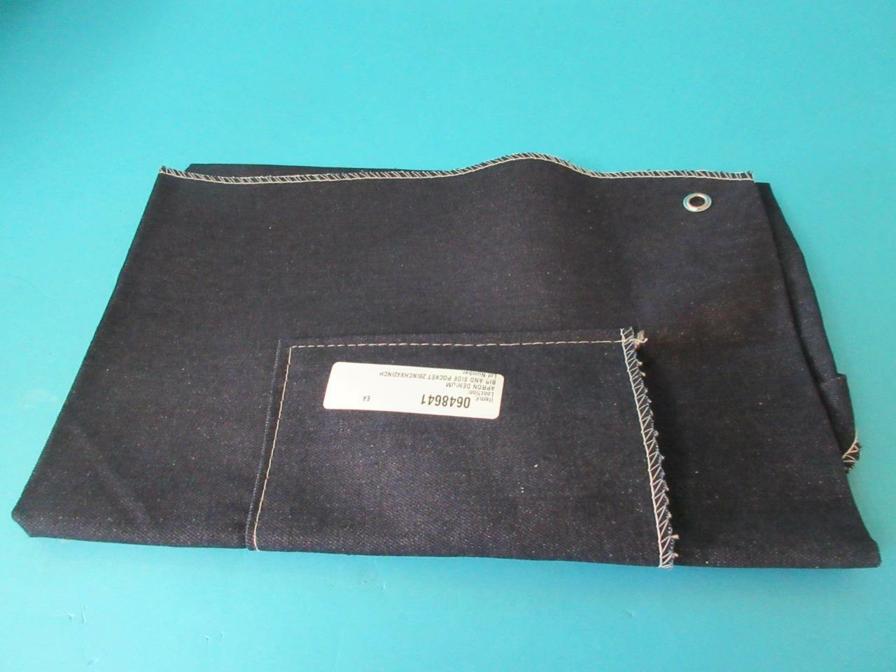 4 Ansell Blue Denim Three Pocket Shop Apron One Size (28″” x 42″) Model RN 49636