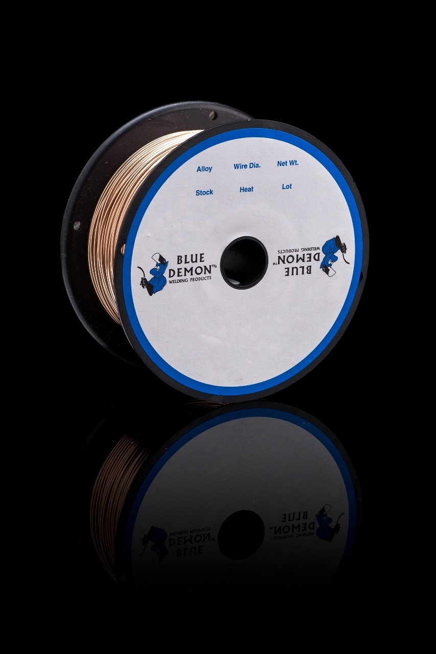 ERCuSi-A .030 Silicon Bronze 2 lb Spool MIG Welding Wire Blue Demon