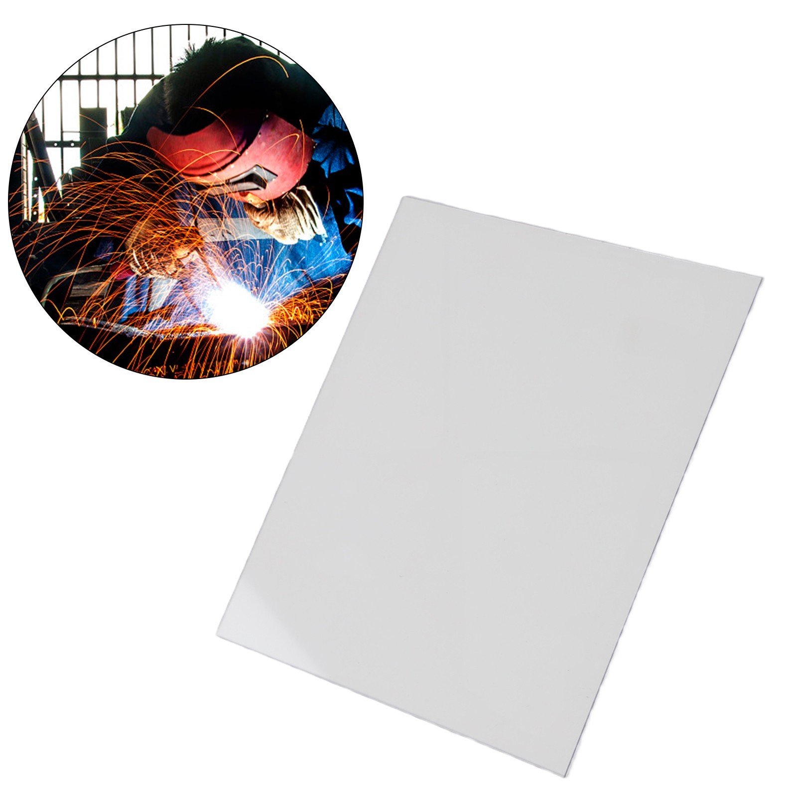 Clear PC For Welding Protective Cover Lens Plate Reliable Shield 10 Packs