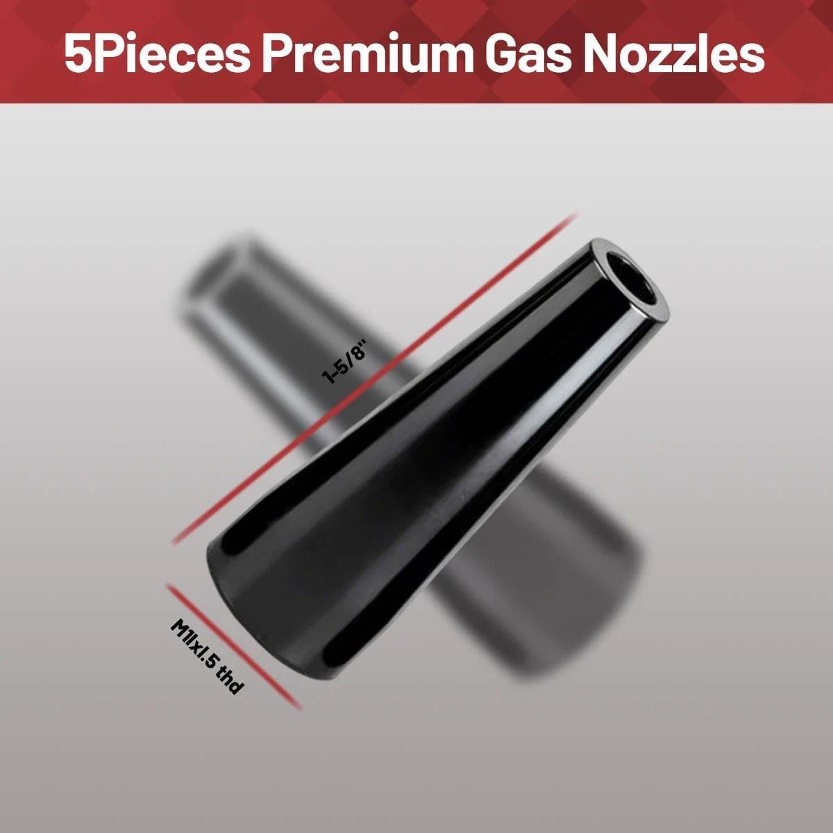 5PK Gasless Nozzle for Craftsman 20568N 20568 85A Gasless Wire Feed Welder