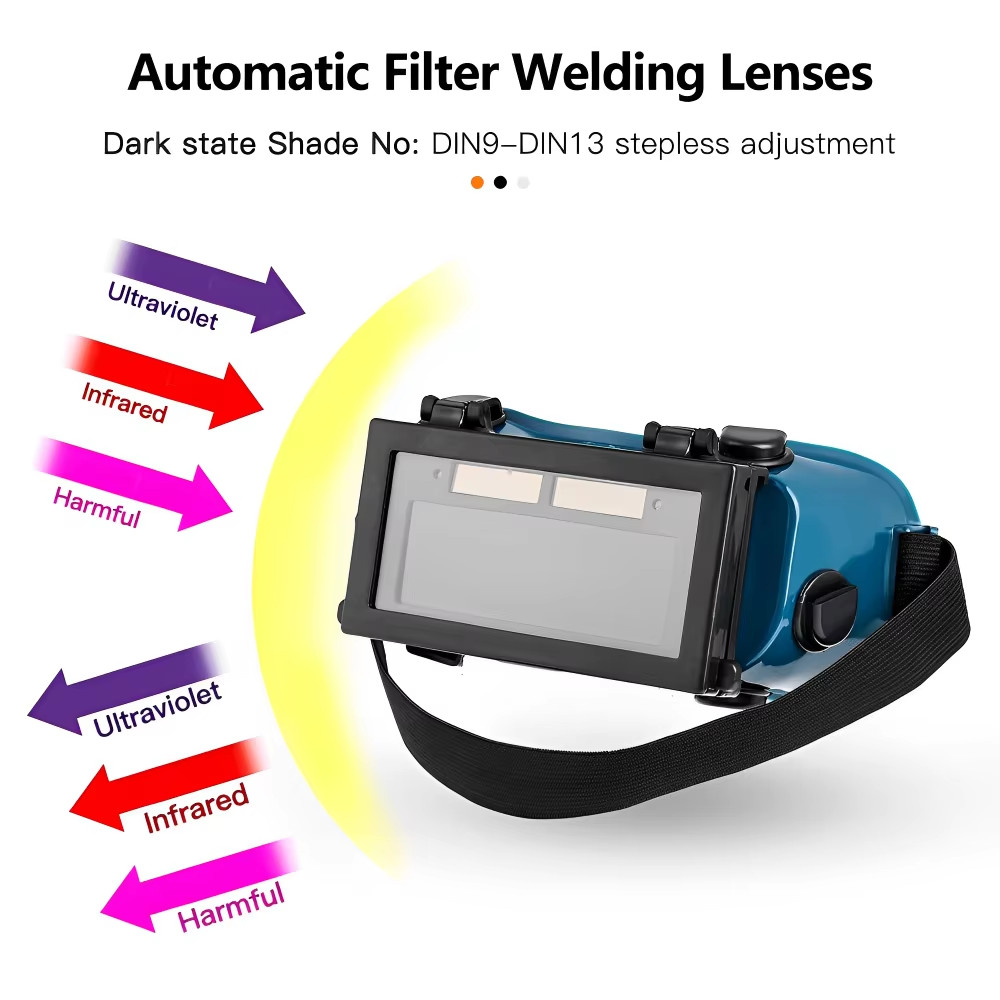 Solar Auto Darkening Welding Helmet Mask Arc Welder Goggles Eyes Face Shield
