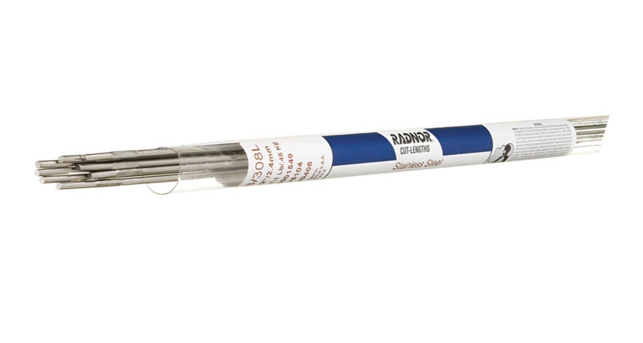 RADNOR RAD64007761 1/8″ X 36″ ER316LSi PEAK Plus Stainless Steel TIG Rod 10 lb