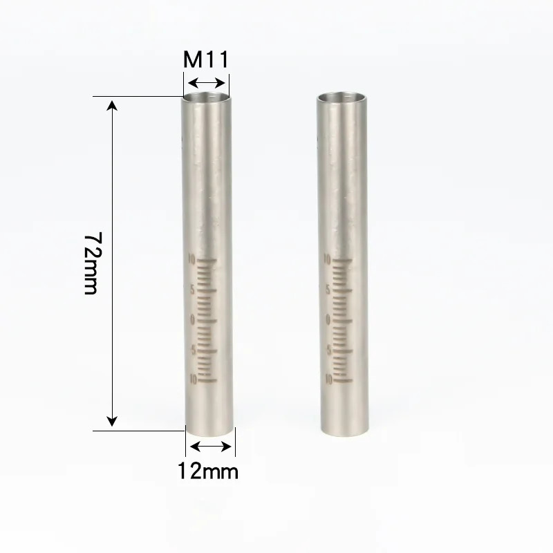 Laser Graduated Tube Fixing Shaft Nozzle Connector For Laser Welding Gun Head