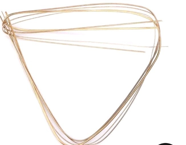 4Pcs 0.5-1.5mm Gold Jewelry Repair Soldering Wire 13.5g Gold / Silver Alloy