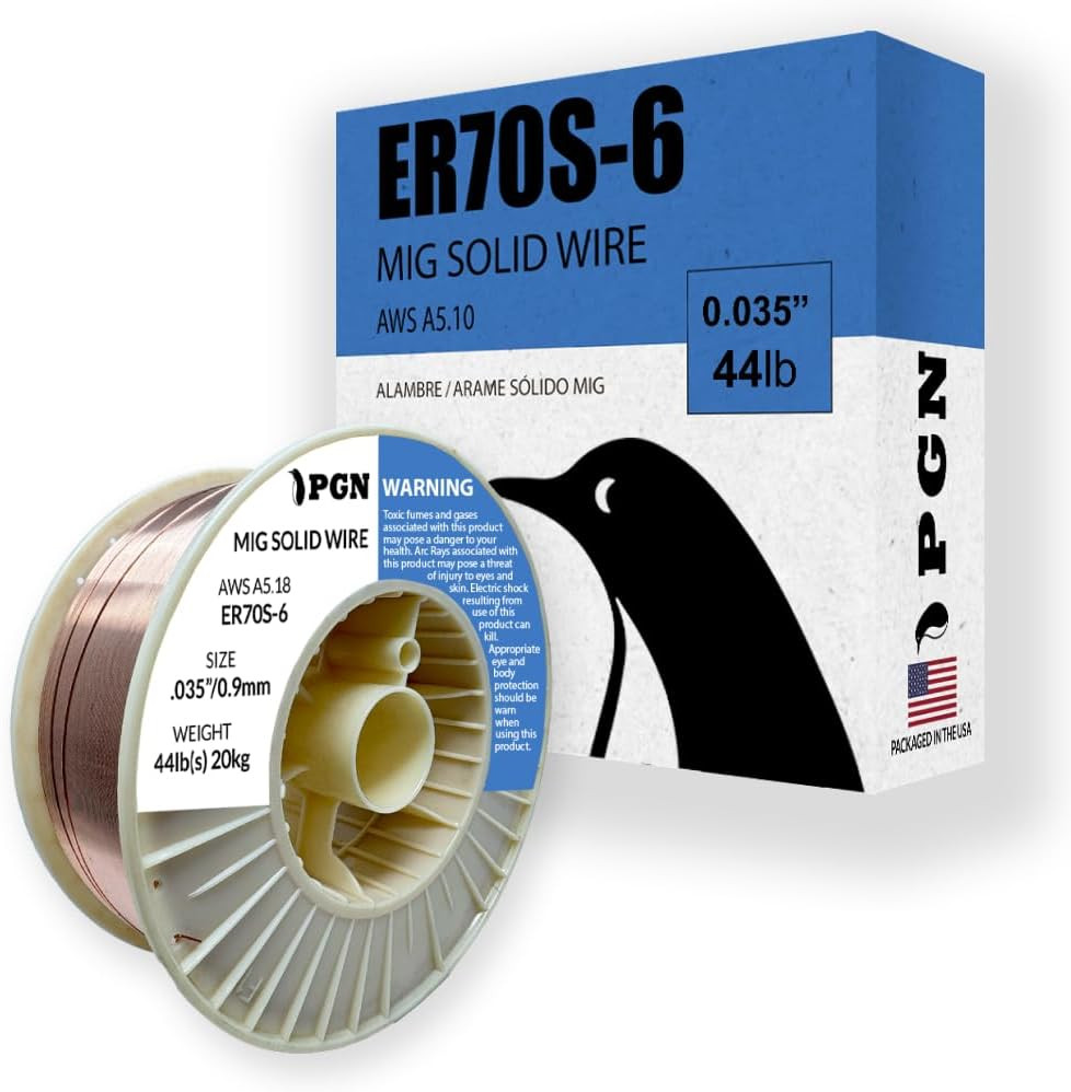 ER70S-6 .035 MIG Welding Wire 44lb Spool Mild Steel Low Splatter Gas Weld