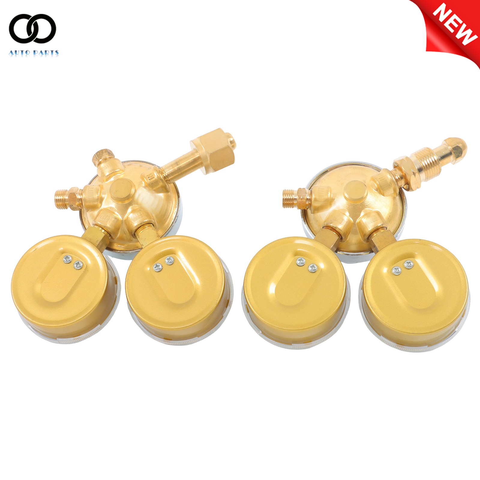Welding Cutting Torch Pressure Gauge 3″ Acetylene (CGA-200) + Oxygen (CGA-540)