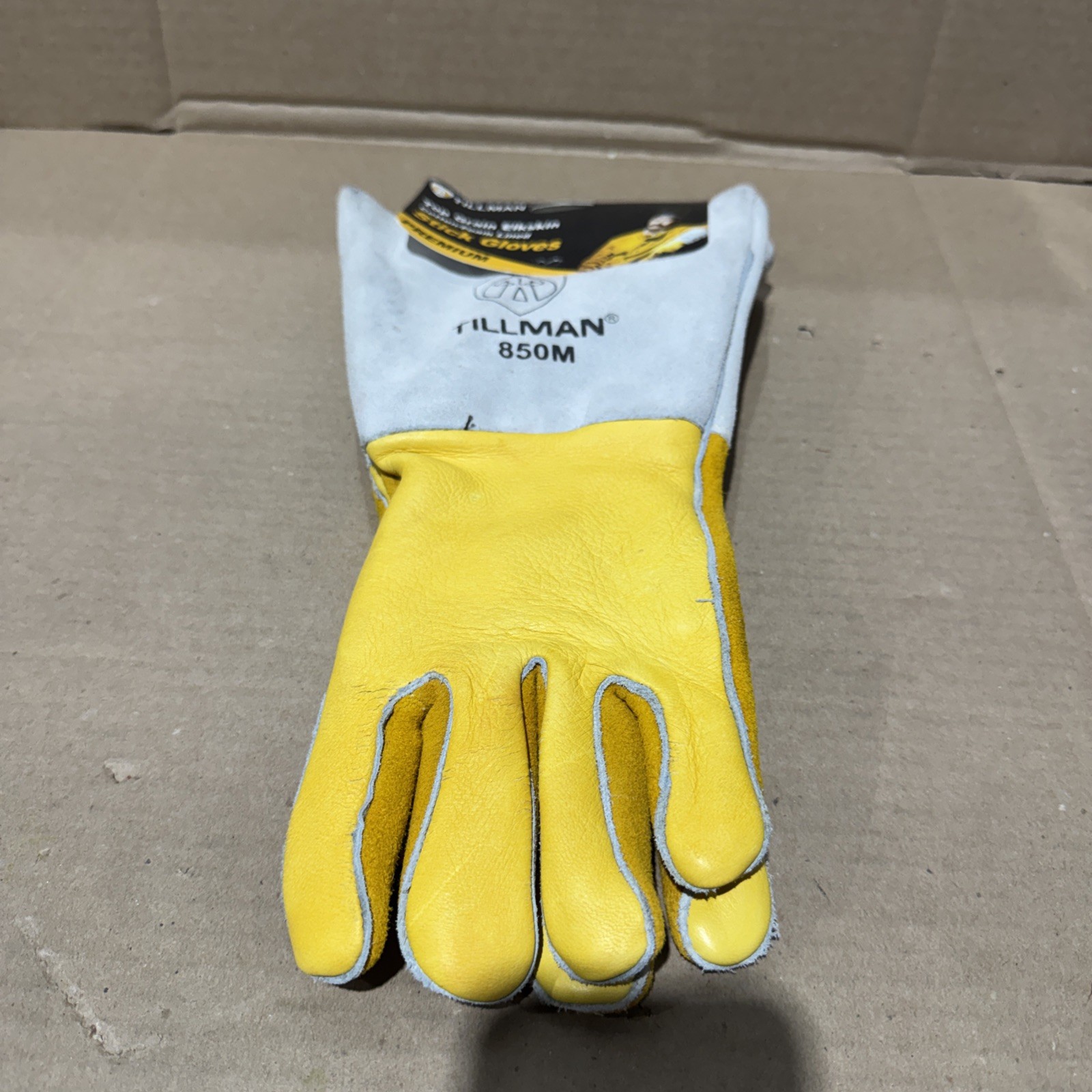 Pair Tillman 850 Heavy Duty Top Grain Elkskin Protective Welding Work Gloves M