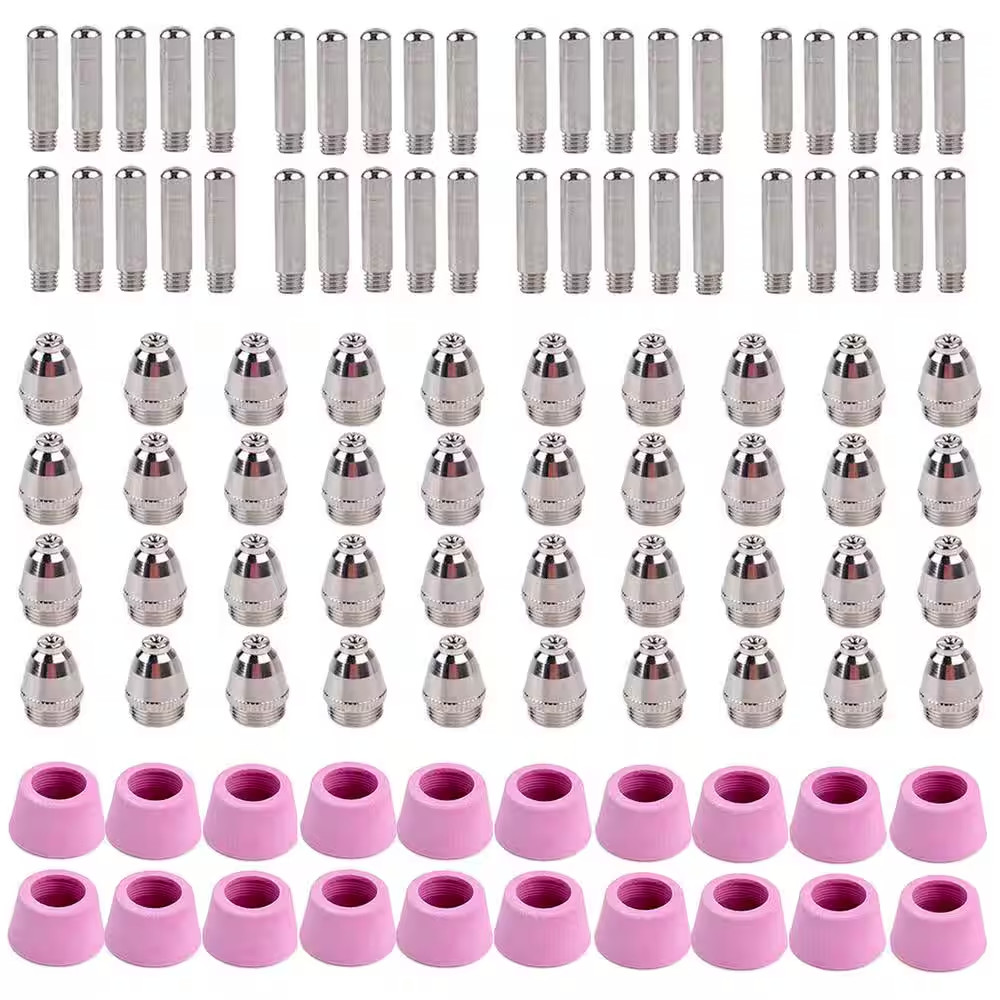 50 Amp – 60 Amp Plasma Cutter Consumable Set, Use for CUT-50 CUT-60 APC-50 APC-6